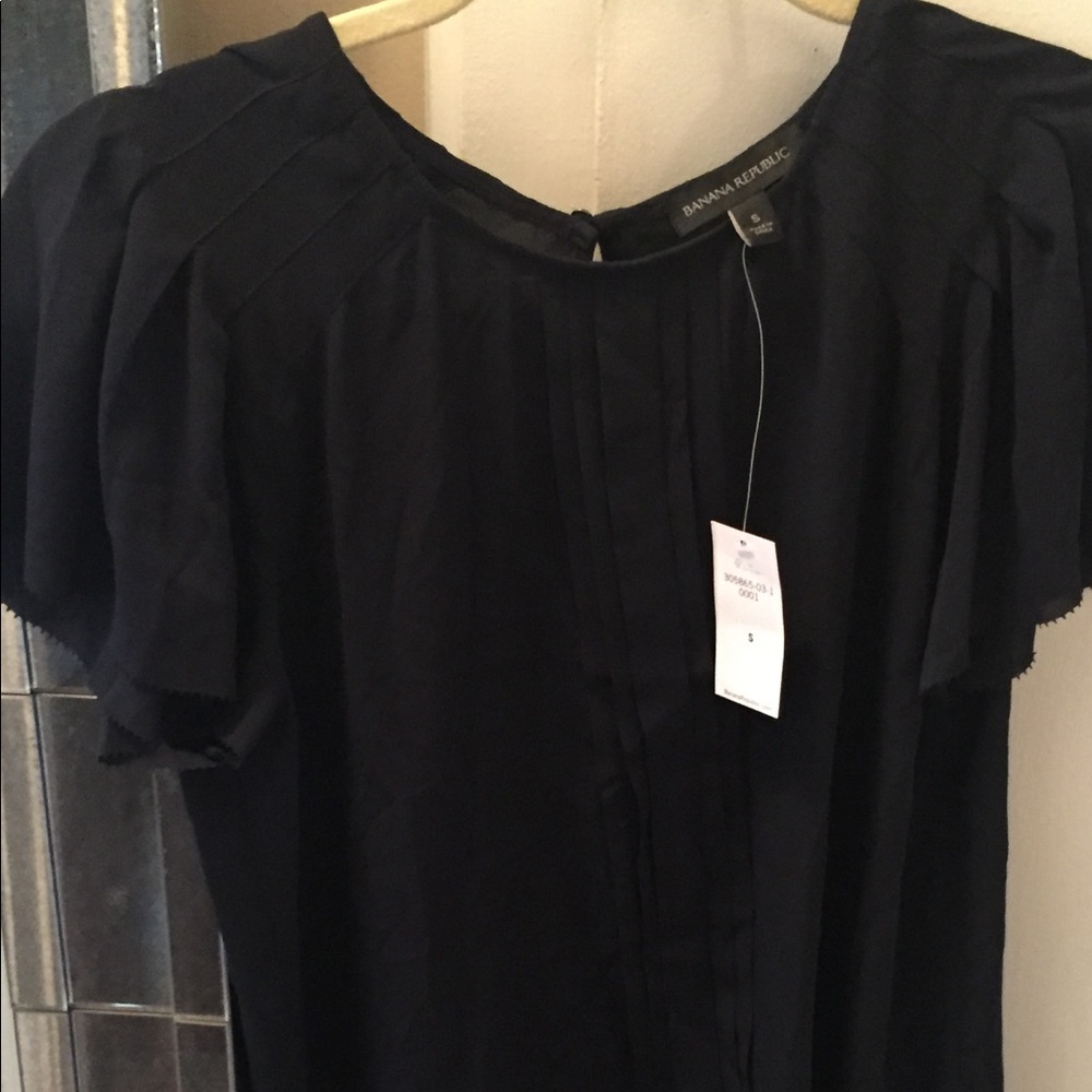 Navy blouse